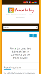 Mobile Screenshot of fincalaluz.com